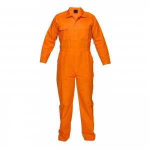 Full Sleeves Safety Coverall Suit - Orange